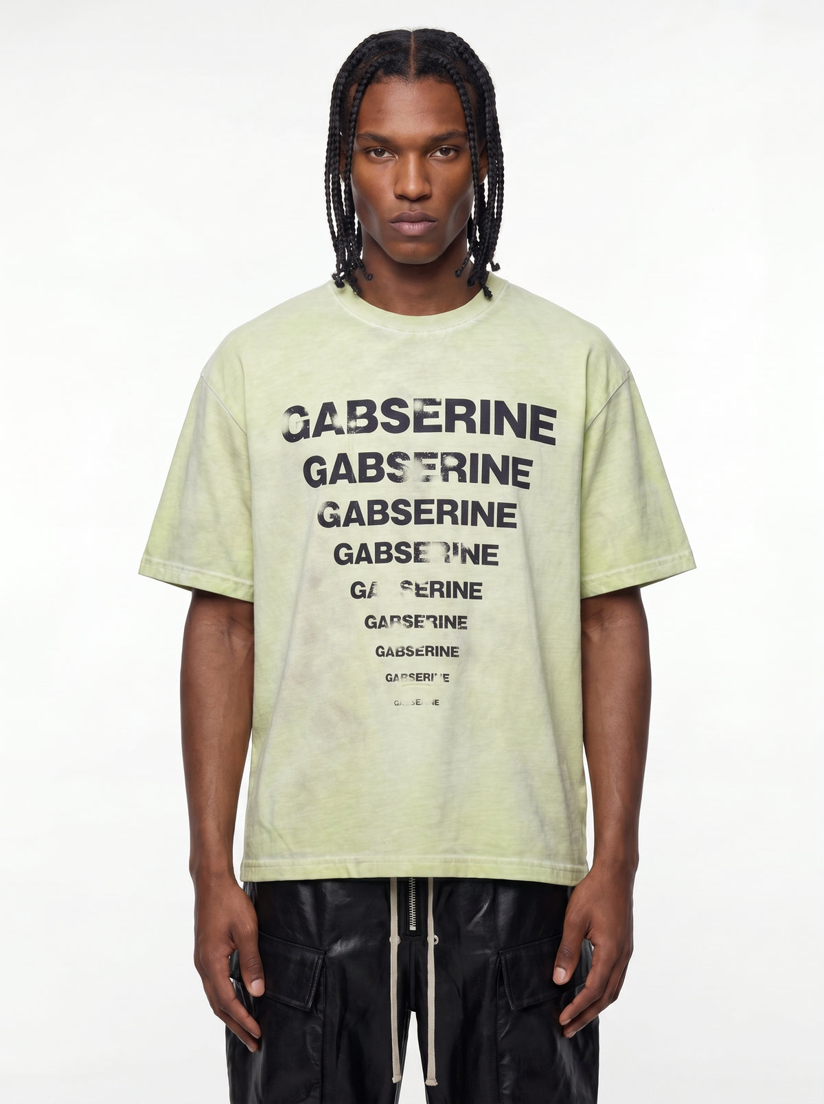 Pale Yellow Gabserine Vintage Wash T-Shirt