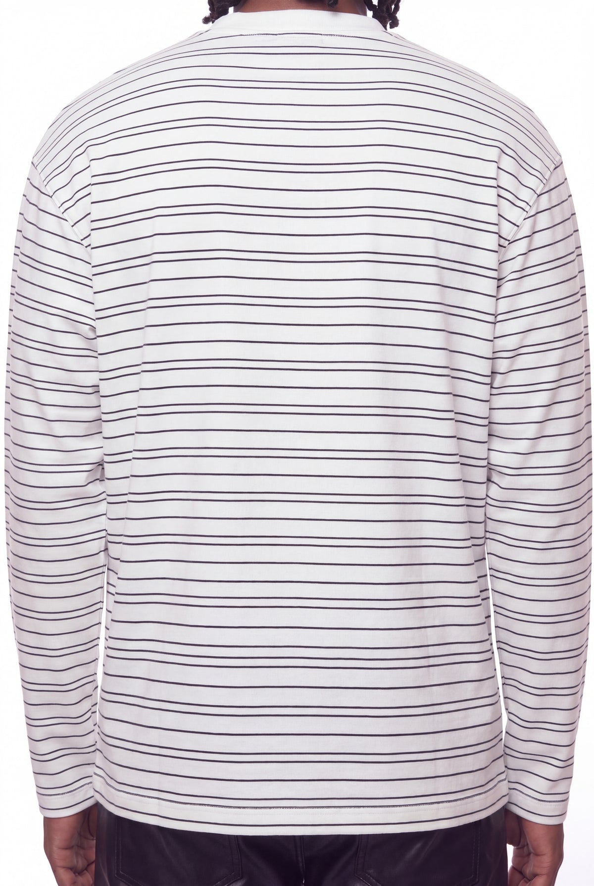 Fine Stripe Long Sleeve Tee